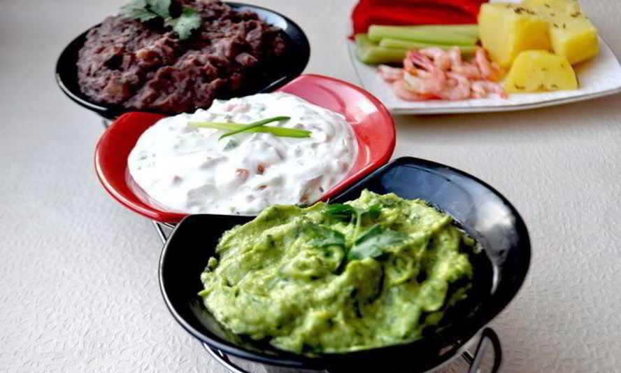 Рецепт двы дипа и один соус