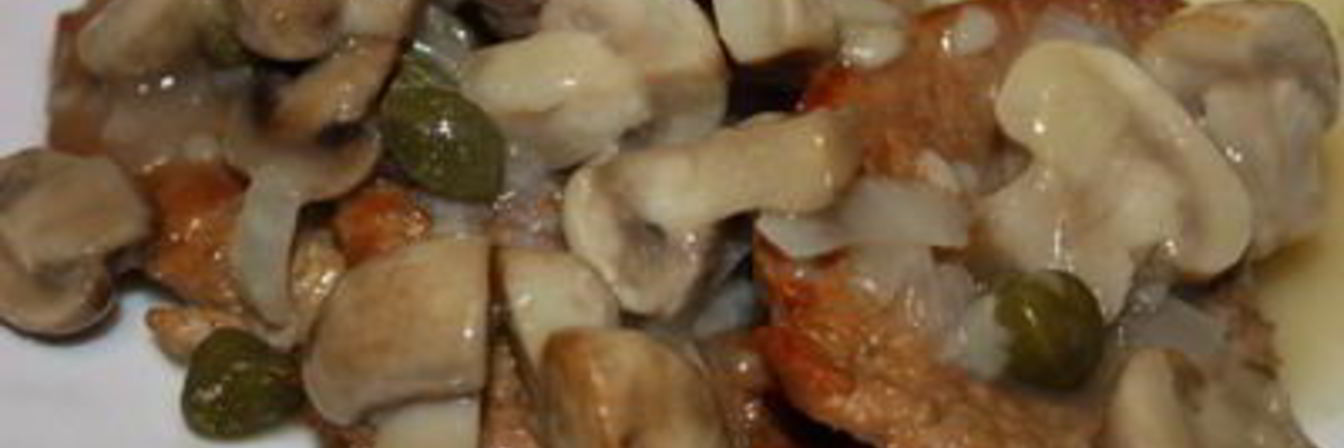 Грибной соус с каперсами