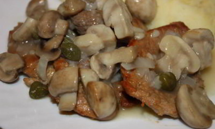 Рецепт грибного соуса с каперсами