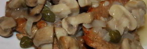 грибной соус с каперсами