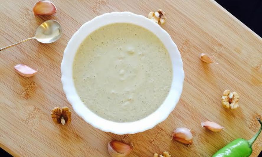 Рецепт грузинского орехового соуса