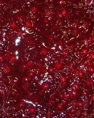 Клюквенно-брусничный соус