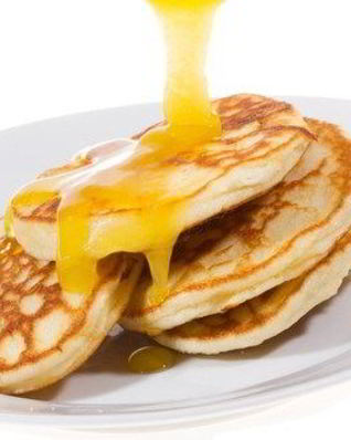 Лимонно-карамельный соус для блинов