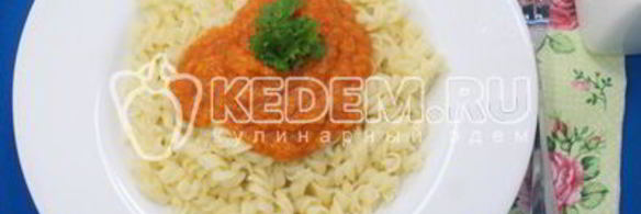 овощной соус с томатами к пасте