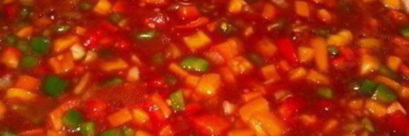 приправа-соус с ананасом и горьким перцем