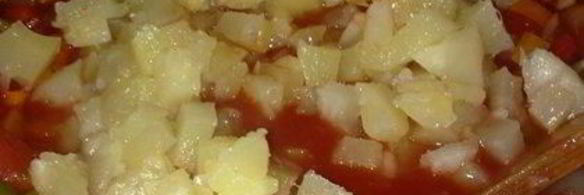 приправа-соус с ананасом и горьким перцем