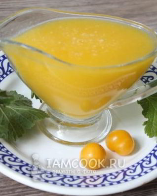 Сладкий соус из алычи