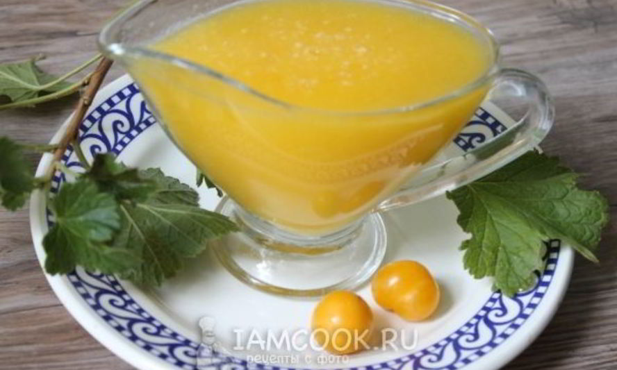 Рецепт сладкого соуса из алычи