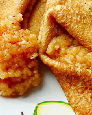 Сладкий соус из яблок