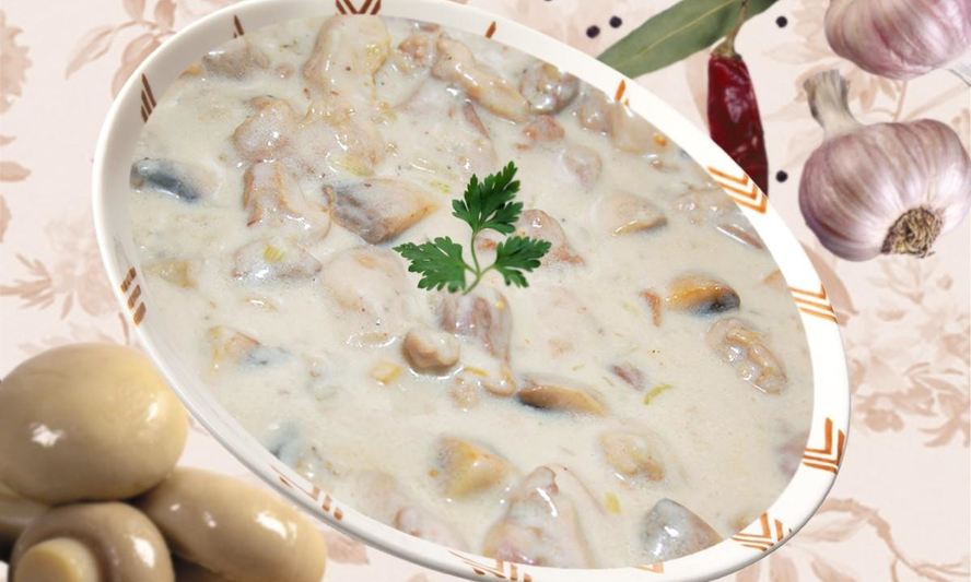 Рецепт сливочного соуса с сушеными грибами