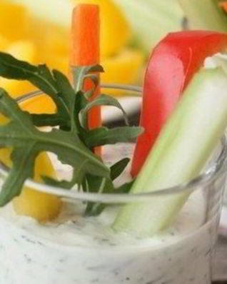 Сметанный соус с зеленью