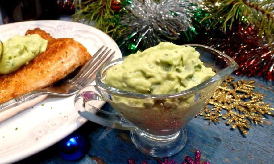 Рецепт соуса-дипа из авокадо и лайма