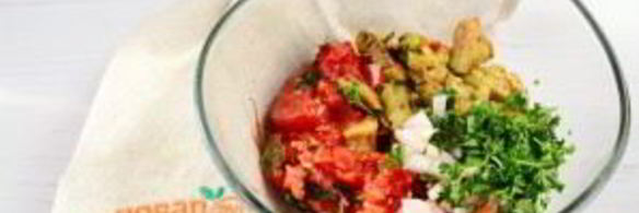 соус-дип из запеченных баклажан