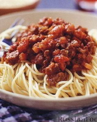 Соус для спагетти болоньезе