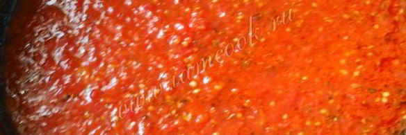 соус из свежих томатов с базиликом