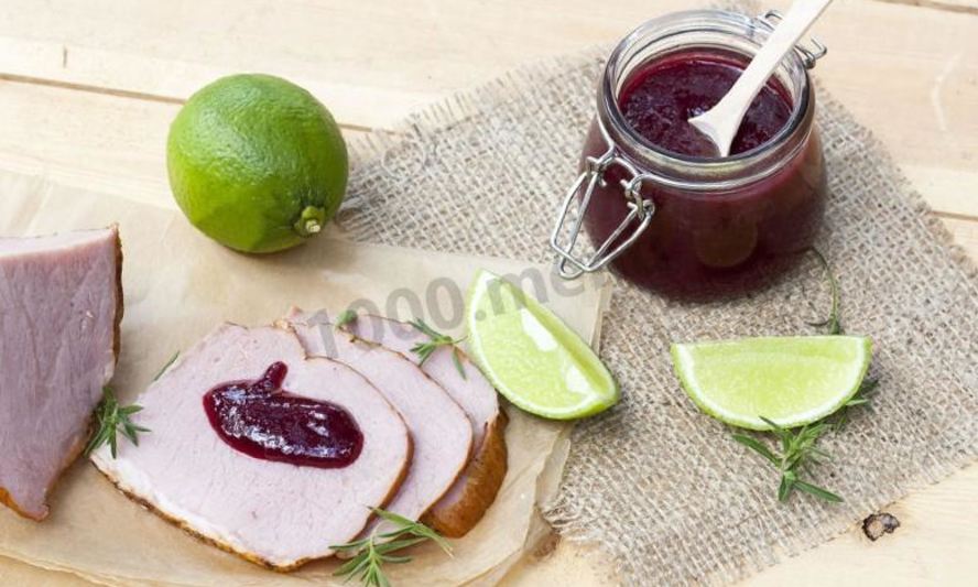 Рецепт соуса из вишни к мясу на зиму