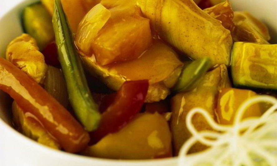 Рецепт соуса с ананасами