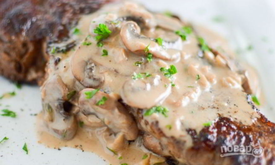 Рецепт соуса с грибами