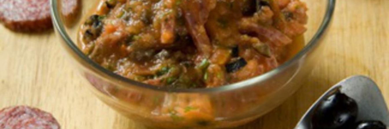 Соус с салями