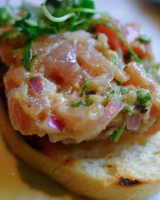 Тартар из лосося