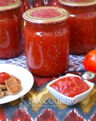 Томатный соус с яблоками