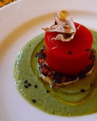 Заправка из баклажанов и кориандра