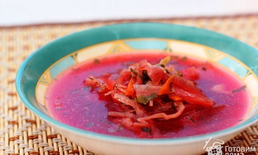 Рецепт борща диетического