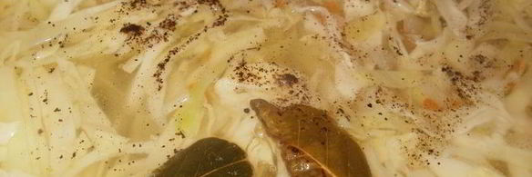 борщ из капусты