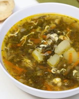 Борщ из щавеля
