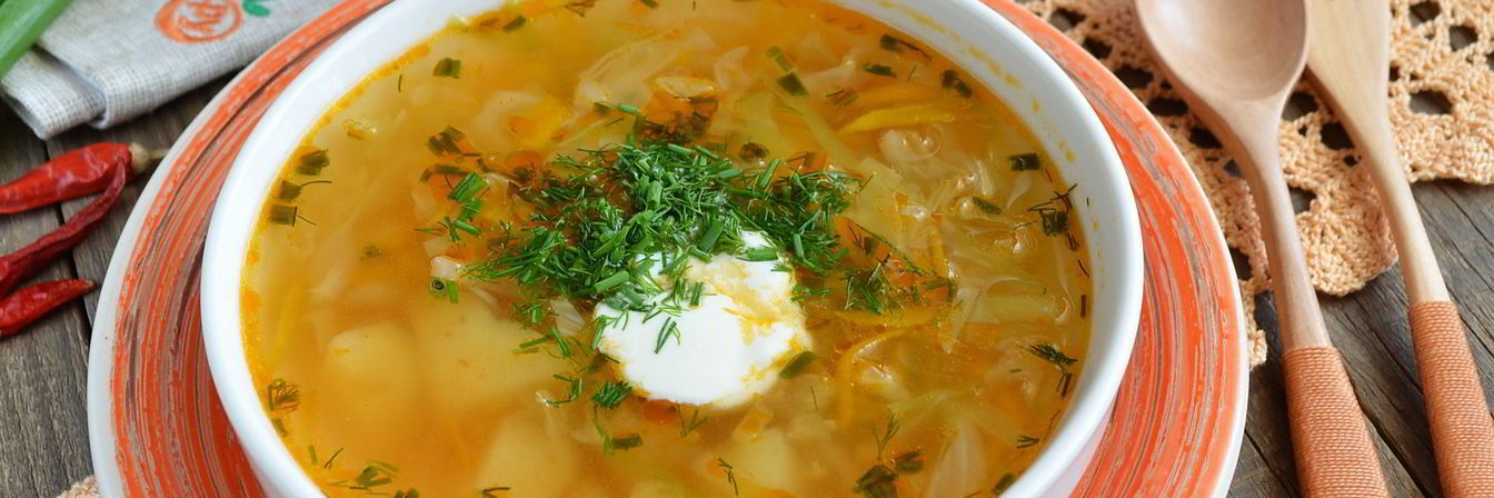 Борщ из свежей капусты