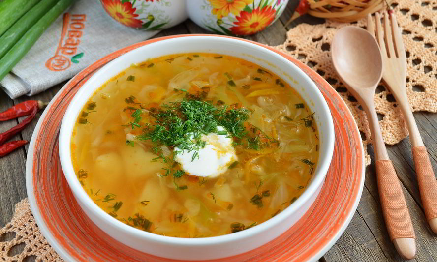 Рецепт борща из свежей капусты