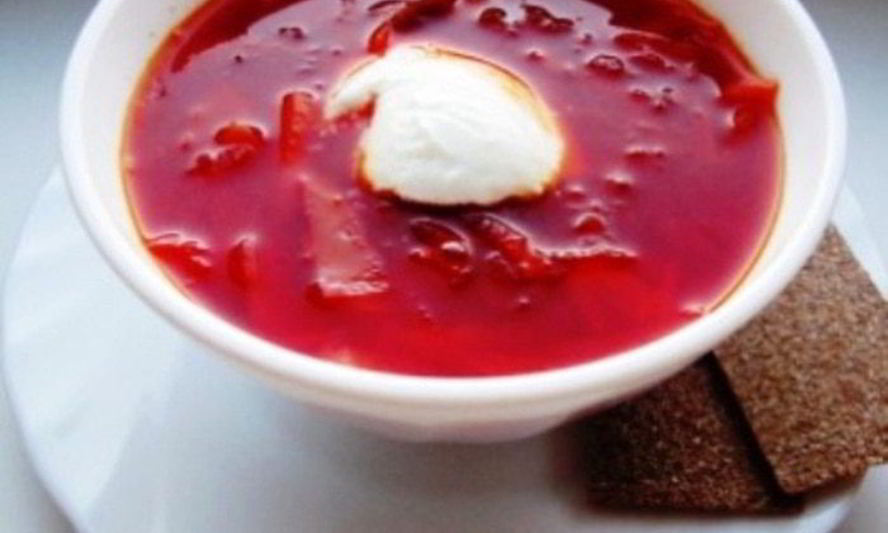 Рецепт борща из свинины