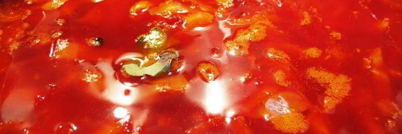 борщ из свинины