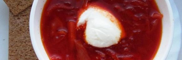 борщ из свинины