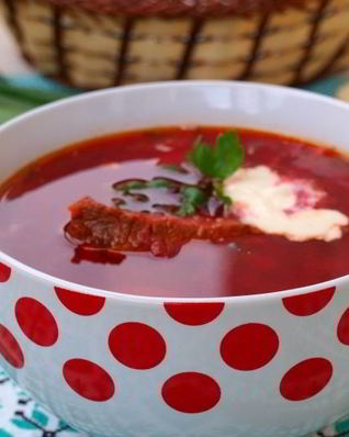 Борщ из телятины