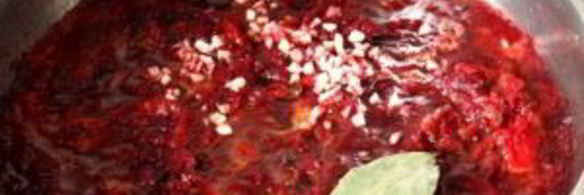 борщ из телятины