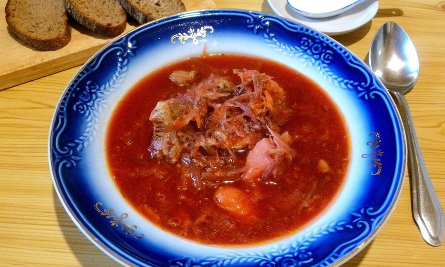 Рецепт борща классического с говядиной