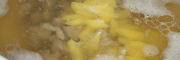 борщ на индюшином бедрышке