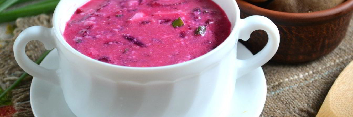 Борщ на кефире