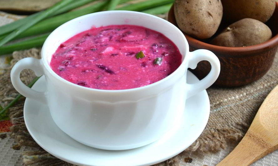 Рецепт борща на кефире