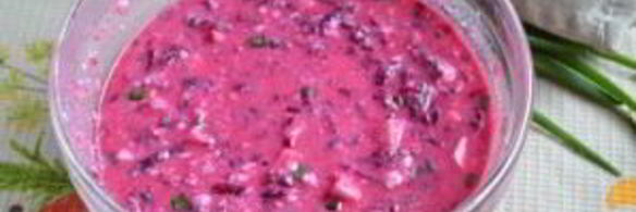 борщ на кефире