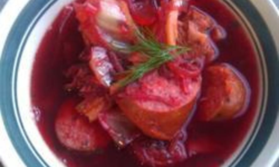 Рецепт борща на мясном бульоне