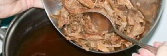 борщ с белыми грибами