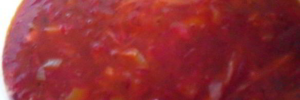 борщ с фасолью и яблоками