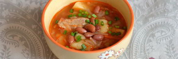 борщ с фасолью