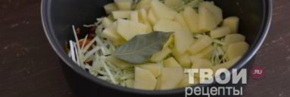 борщ с галушками