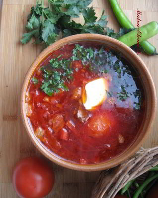 Борщ с капустой