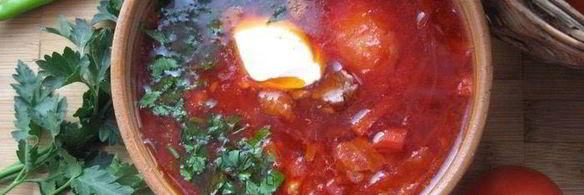 борщ с капустой