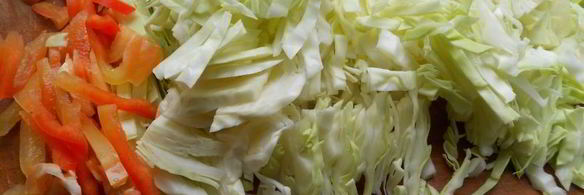 борщ с курицей и баклажанами