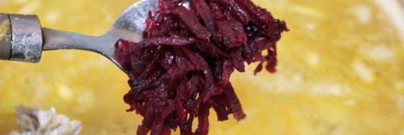 борщ с курицей